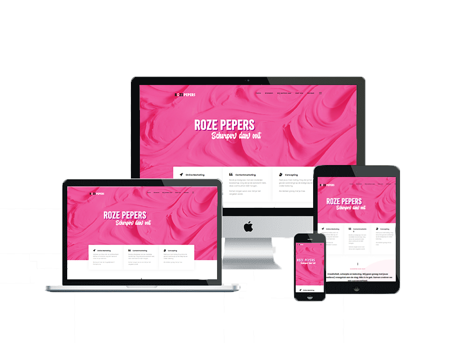 Roze Pepers website